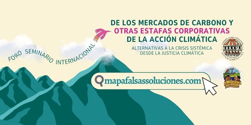 Foro seminario internacional falsas soluciones